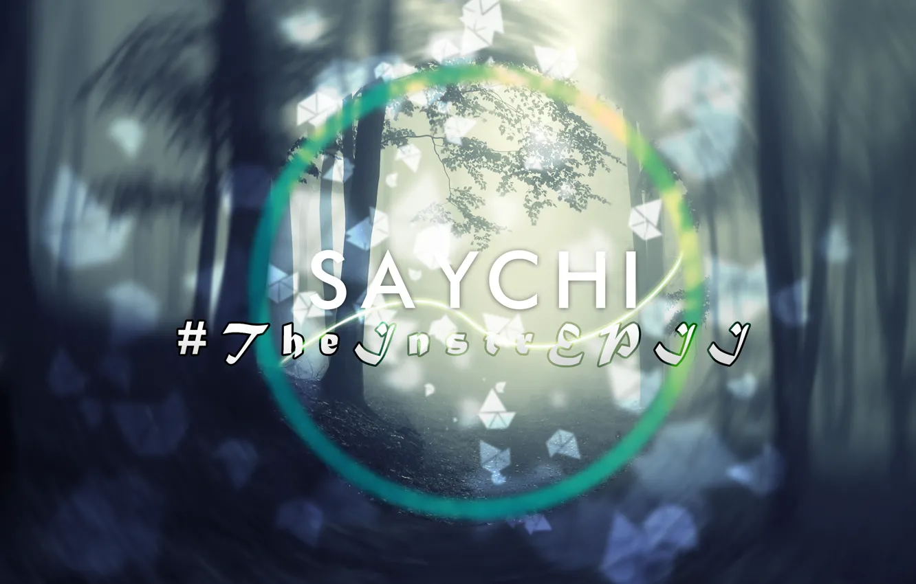 Photo wallpaper forest, album, Saychi, beat making, Cover