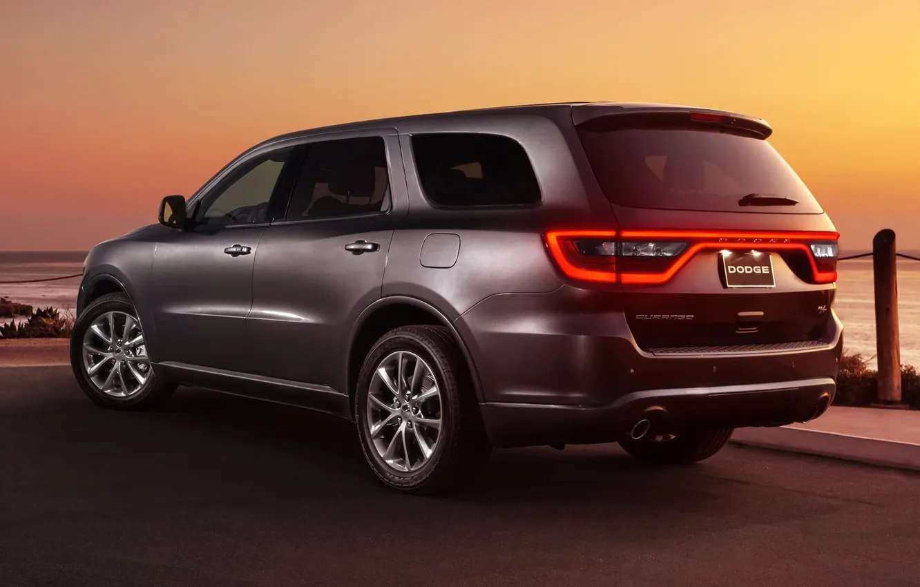 Photo wallpaper machine, light, red, lights, ass, Dodge, Durango, R/T