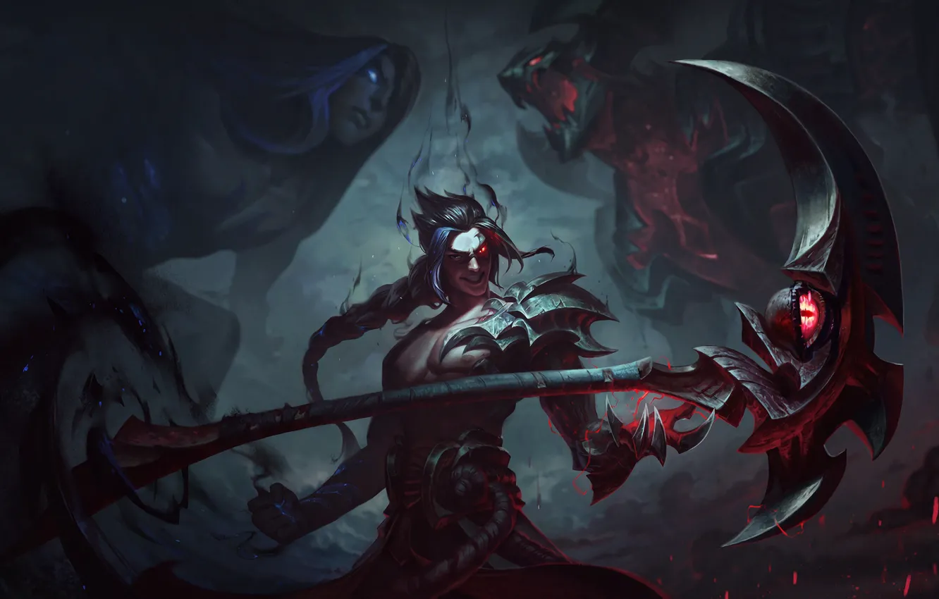 Photo wallpaper smile, weapons, the game, braid, game, weapon, smile, League of Legends