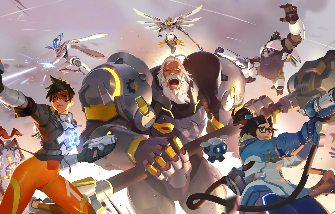 Photo wallpaper game, Blizzard, art, Blizzard Entertainment, 2019, Overwatch 2