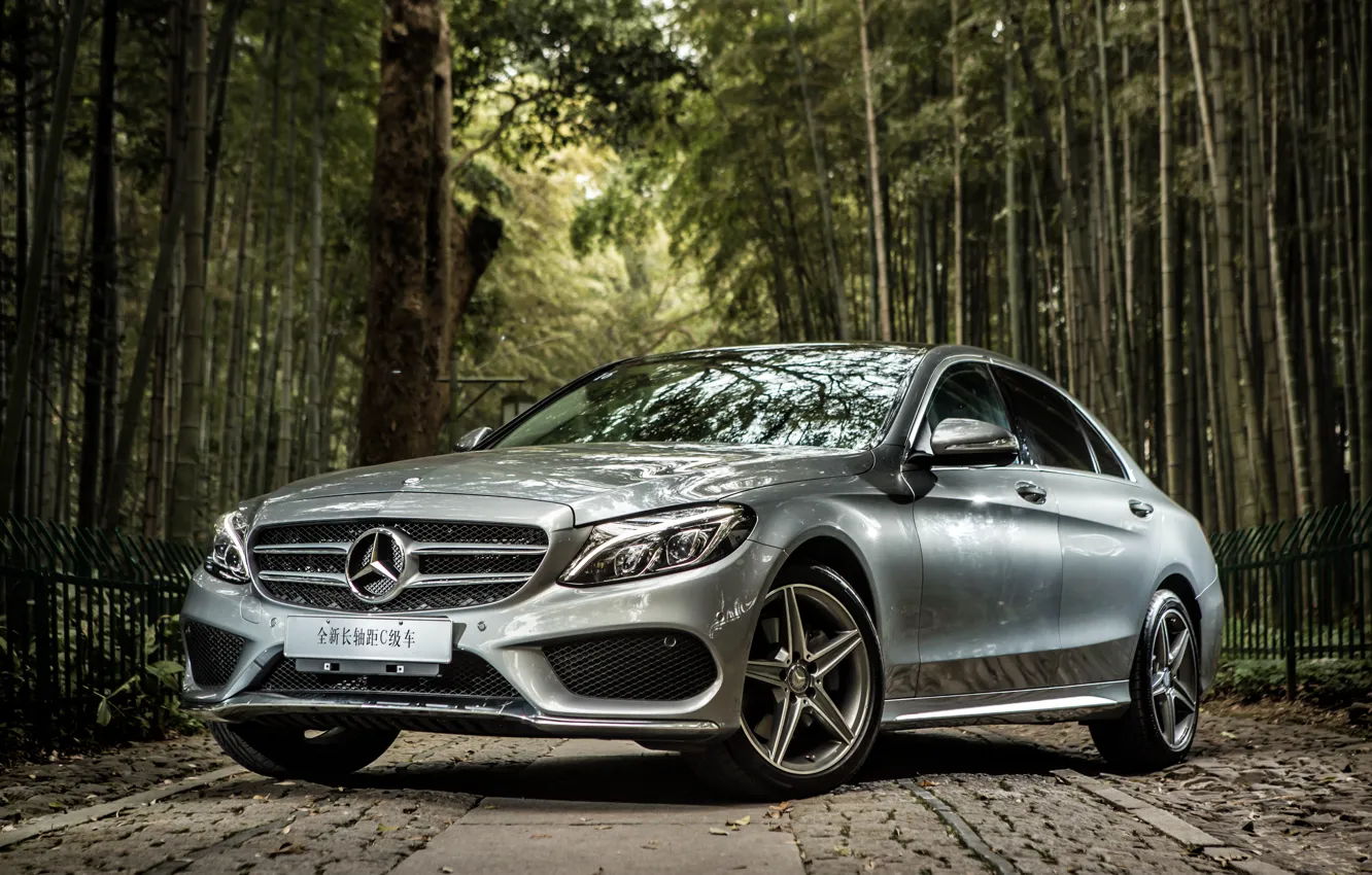 Photo wallpaper Mercedes-Benz, Mercedes, AMG, AMG, C-Class, W205