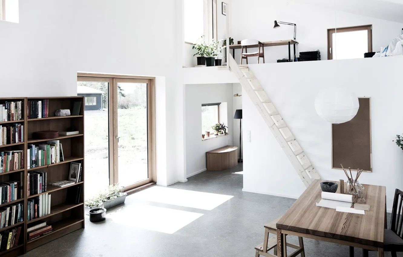 Photo wallpaper house, interior, Denmark, living space, Copenhagen