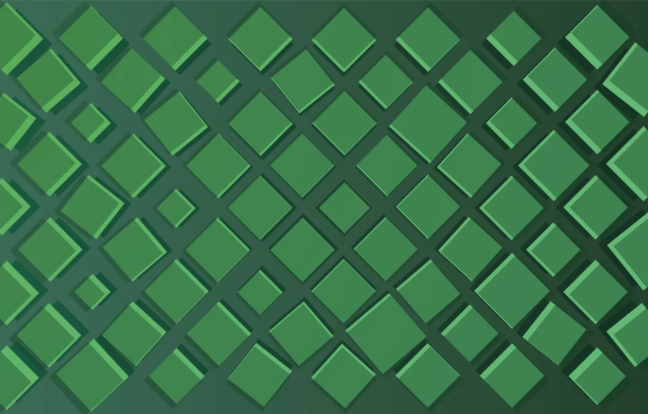 Photo wallpaper green, square, background, shades