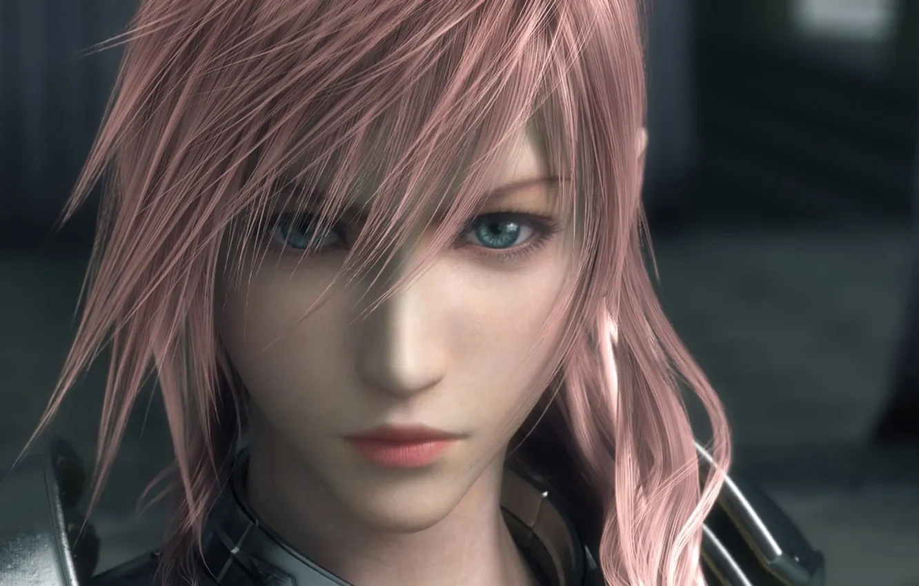 Photo wallpaper look, girl, Final Fantasy XIII, Lightning