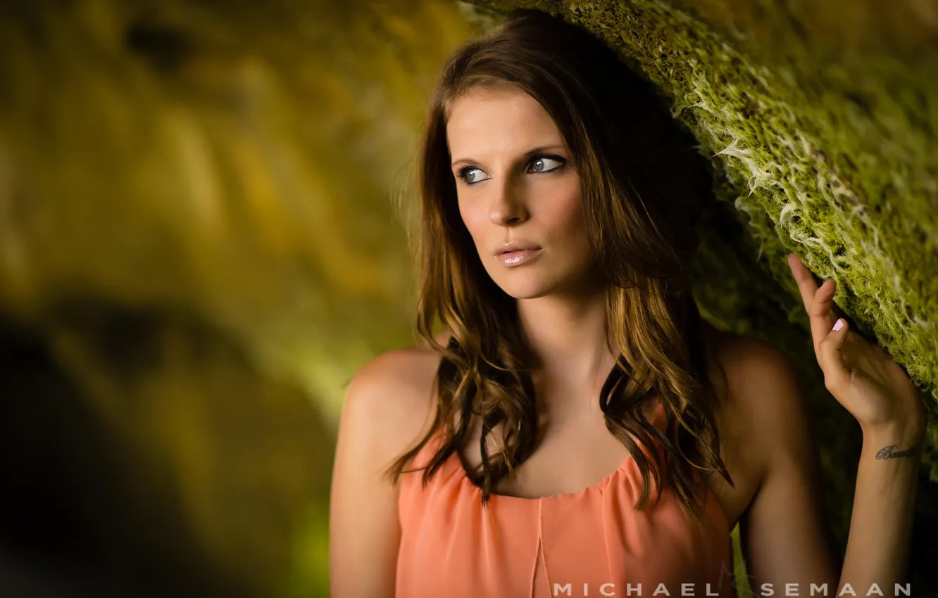 Photo wallpaper girl, tenderness, lips, beauty, photographer, arch, face, Michael Semaan