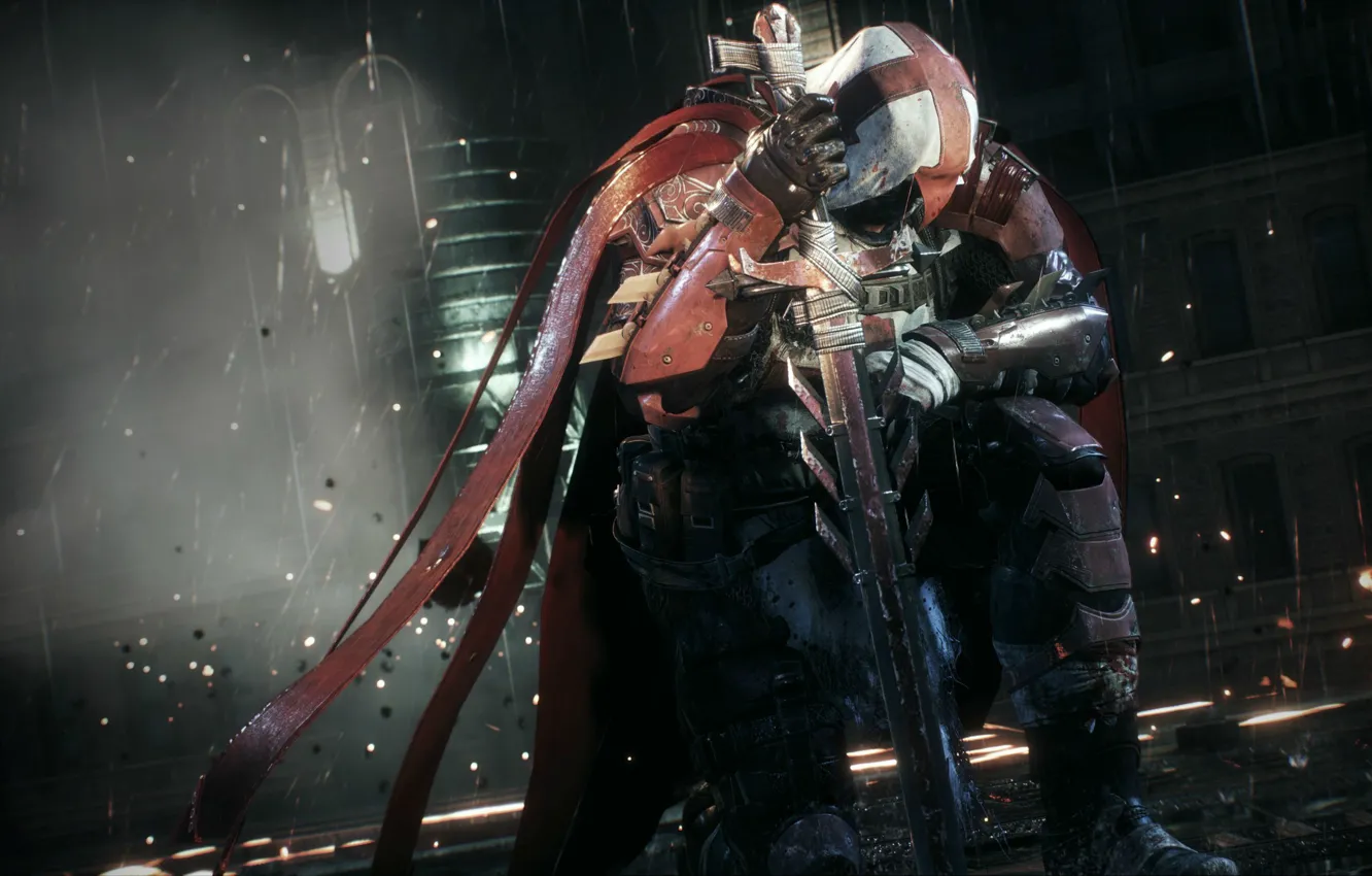 Photo wallpaper city, Batman, Arkham Knight, Israel, Azreil