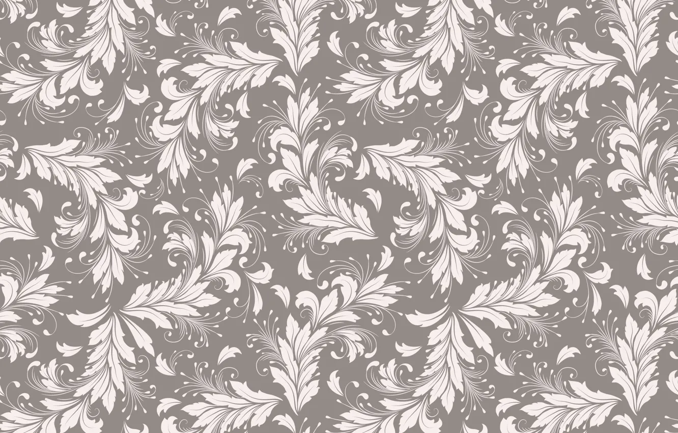 Photo wallpaper leaves, background, vector, texture, vintage