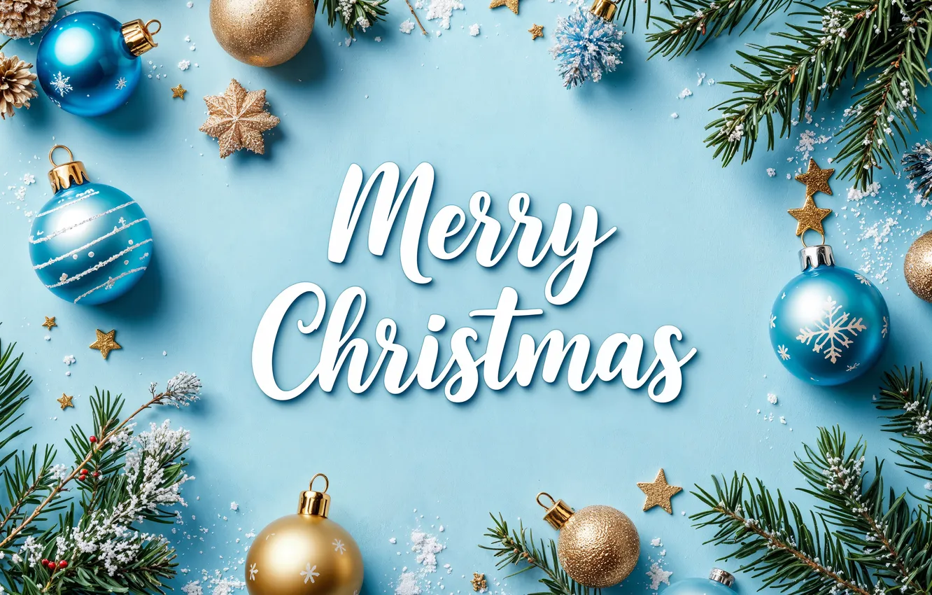 Photo wallpaper decoration, background, balls, new year, Christmas, golden, Christmas, balls