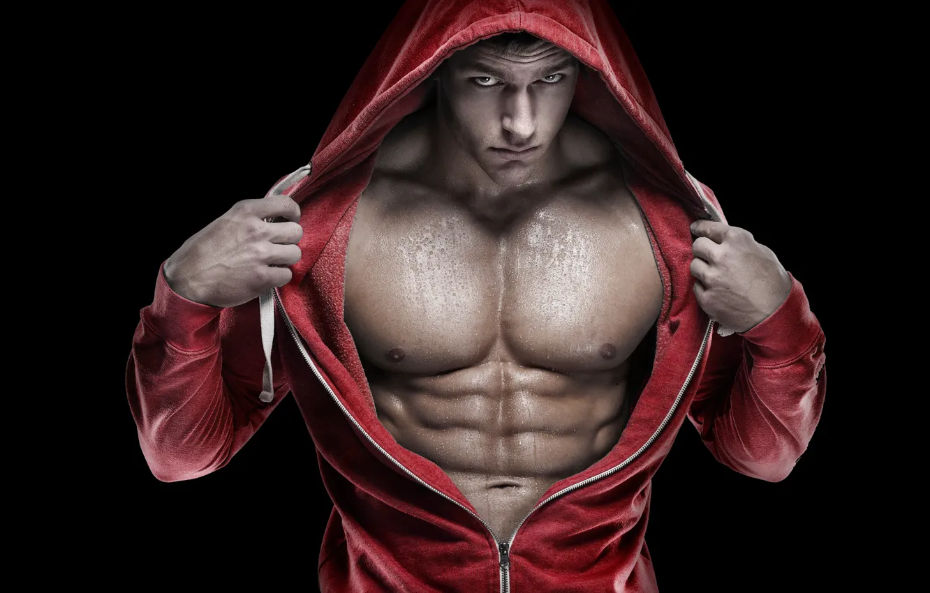 Photo wallpaper hood, muscle, muscle, muscles, press, athlete, Bodybuilding, bodybuilder