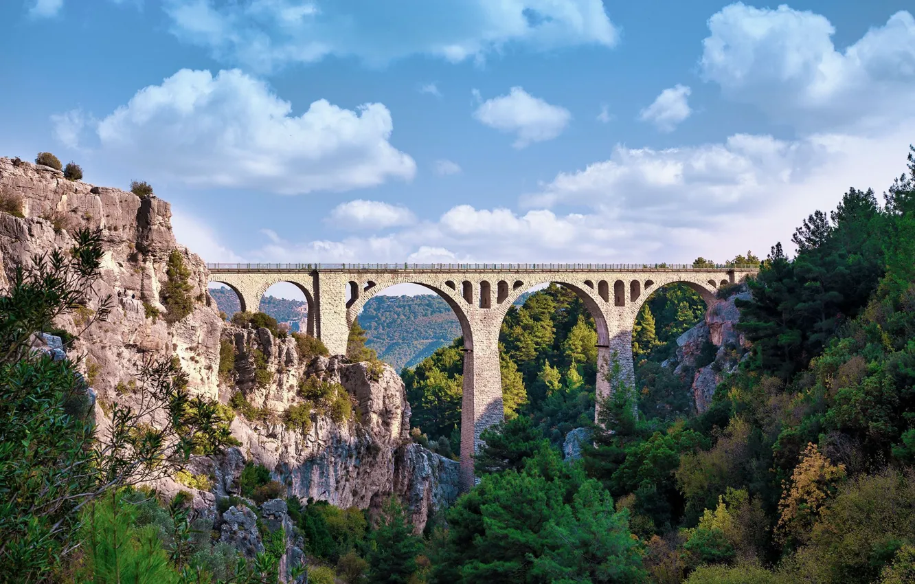 Photo wallpaper Turkey, Adana, Varda Bridge