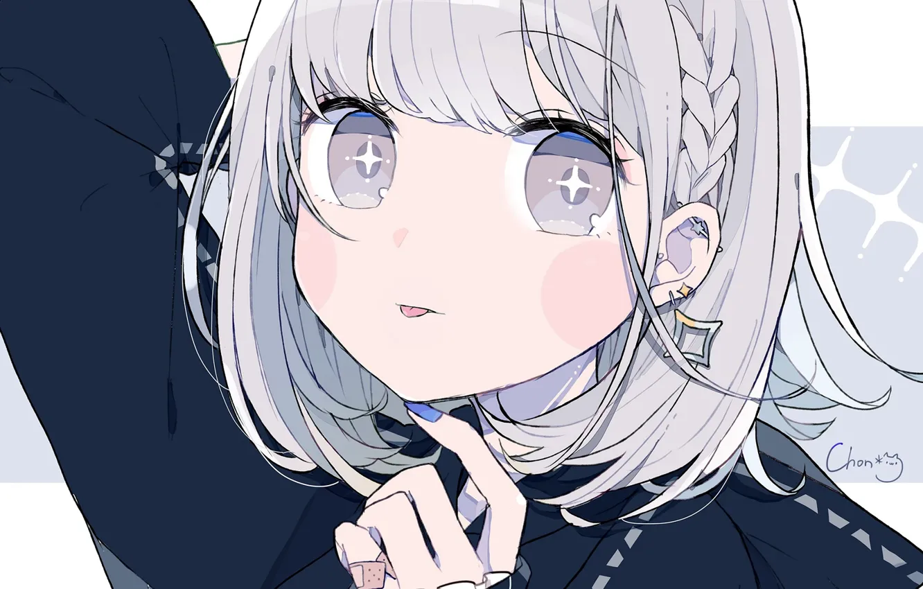 Photo wallpaper look, hands, girl, chon (chon33v)