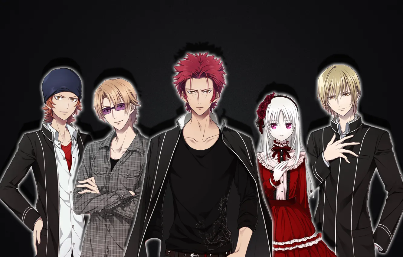 Photo wallpaper background, characters, Project Key, K Project