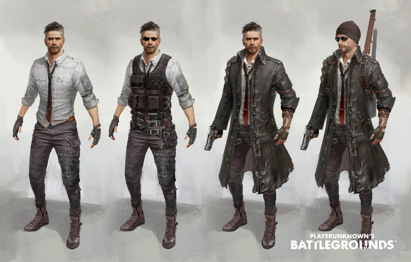 Photo wallpaper gun, pistol, game, weapon, man, rifle, PlayerUnknown's Battlegrounds