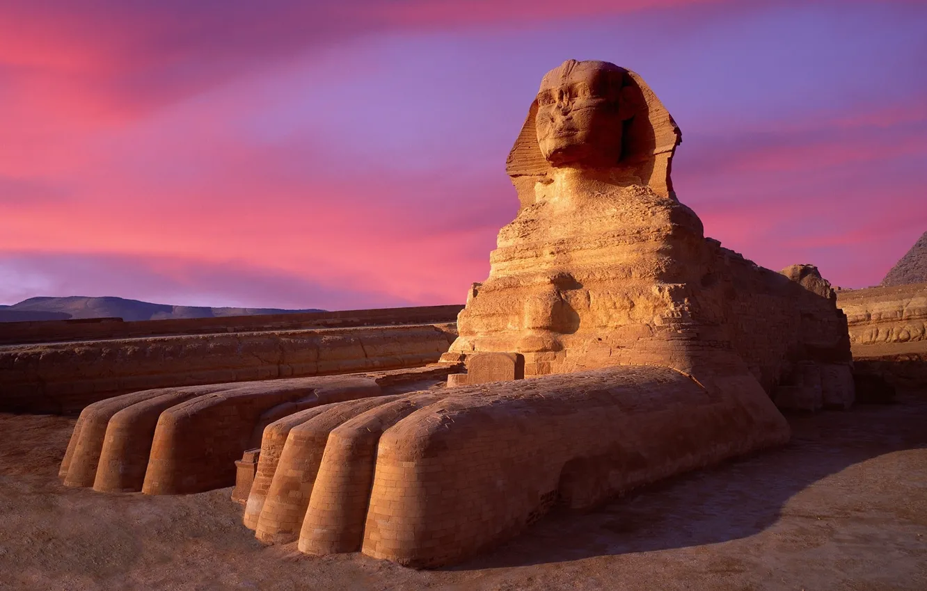 Photo wallpaper Sphinx, Egypt, Egypt, Cairo, Giza