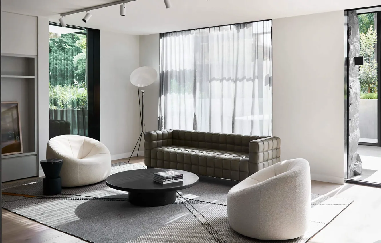 Photo wallpaper design, style, room, interior, Australia, living room, Australia, Hawthorn