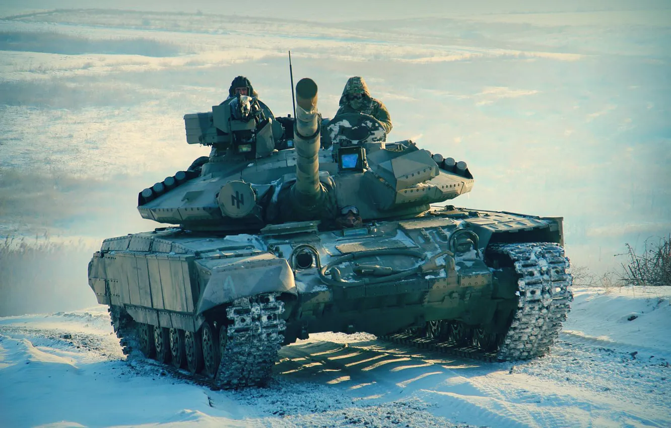 Photo wallpaper tank, machine gun, Ukraine, Ukraine, courage, honor, regiment, courage