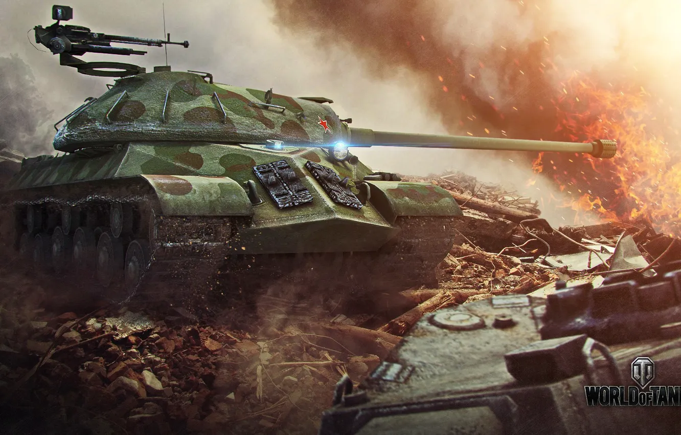 Photo wallpaper World of Tanks, Is-3, CCCP