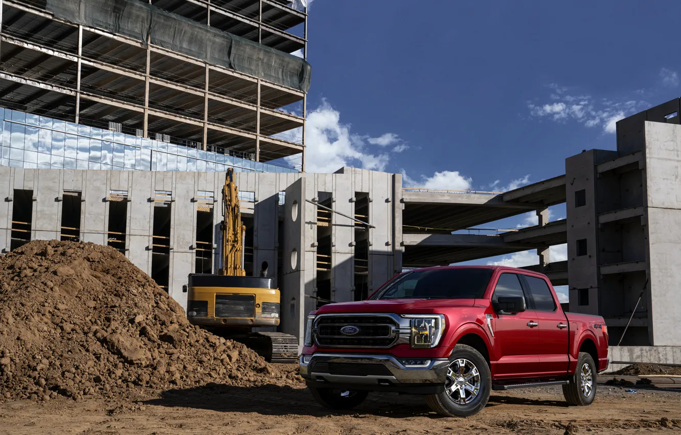 Photo wallpaper Ford, pickup, F-150, F-Series, 2020, the site, 2021