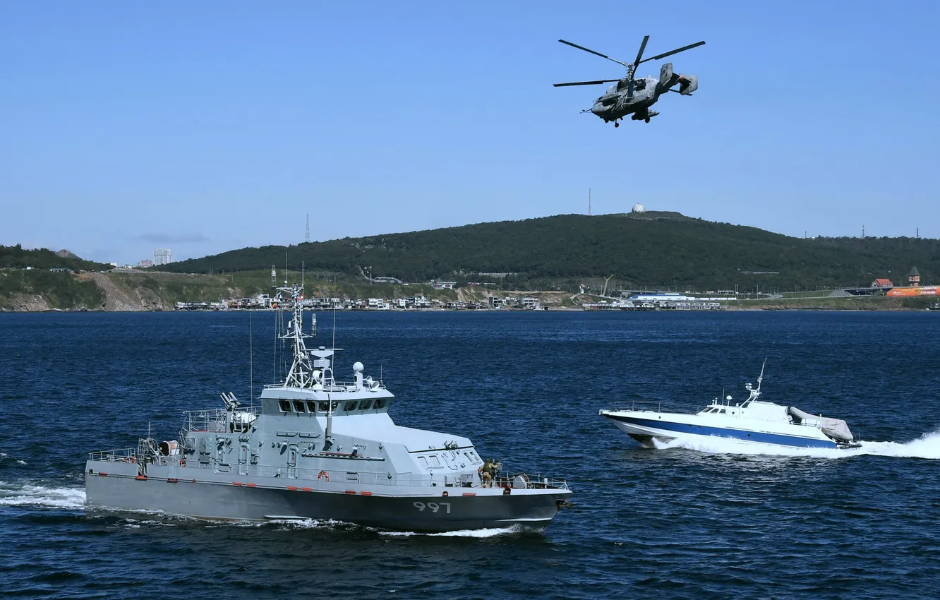 Photo wallpaper Navy, exercises, anti-sabotage