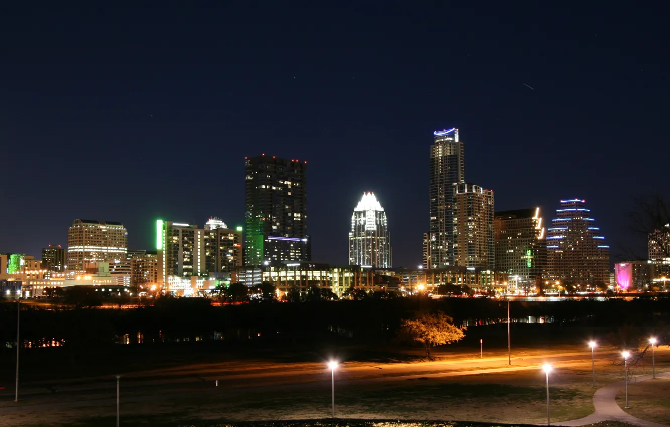 Photo wallpaper city, the city, USA, Austin, Texas