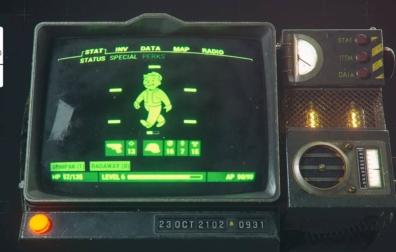 Wallpaper the game, the series, Fallout, PIP-BOY 2000 MK VI for mobile ...