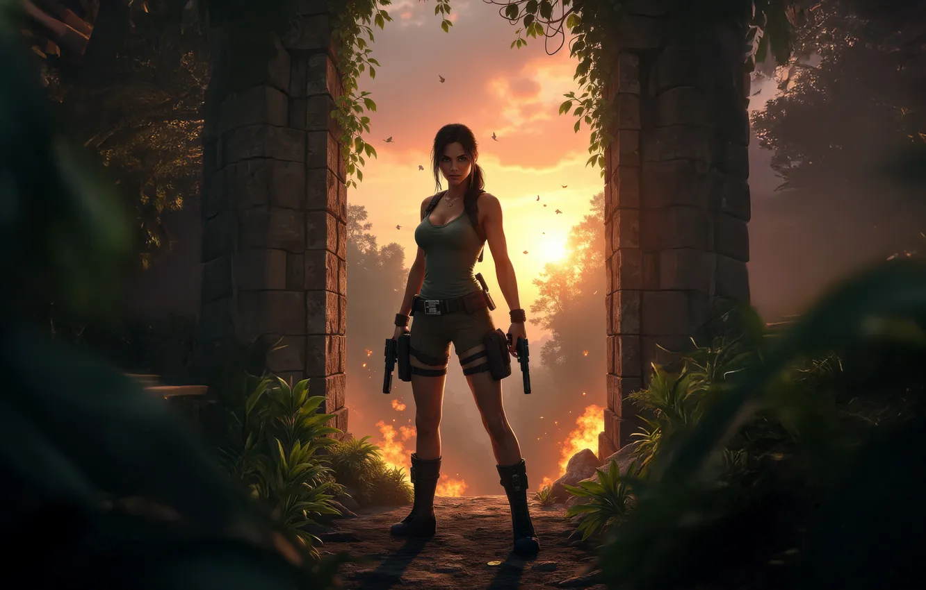 Photo wallpaper Tomb Raider, Explorer, Rise
