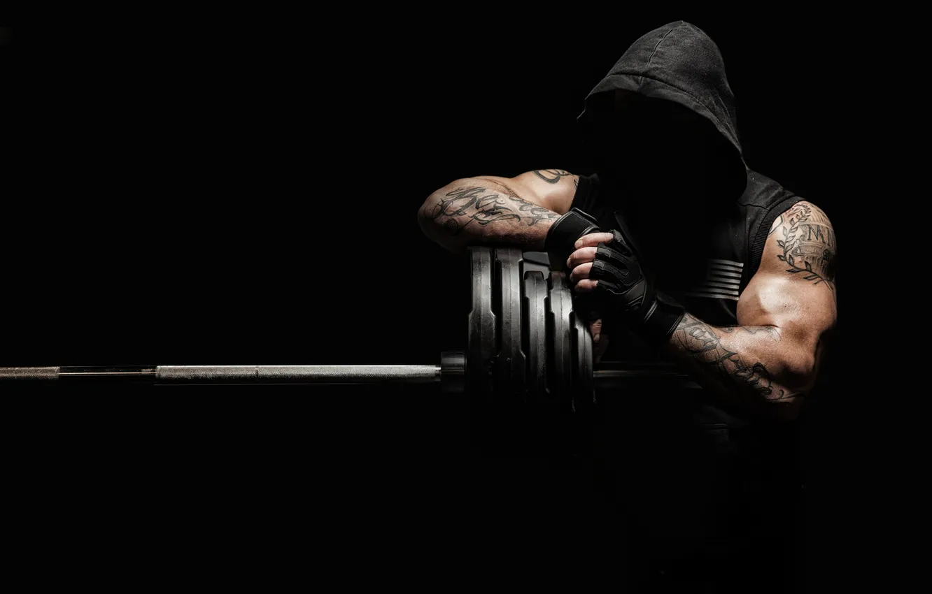 Photo wallpaper cross, chest, coach, bodybuilding, caucasian, competitor, Brutal