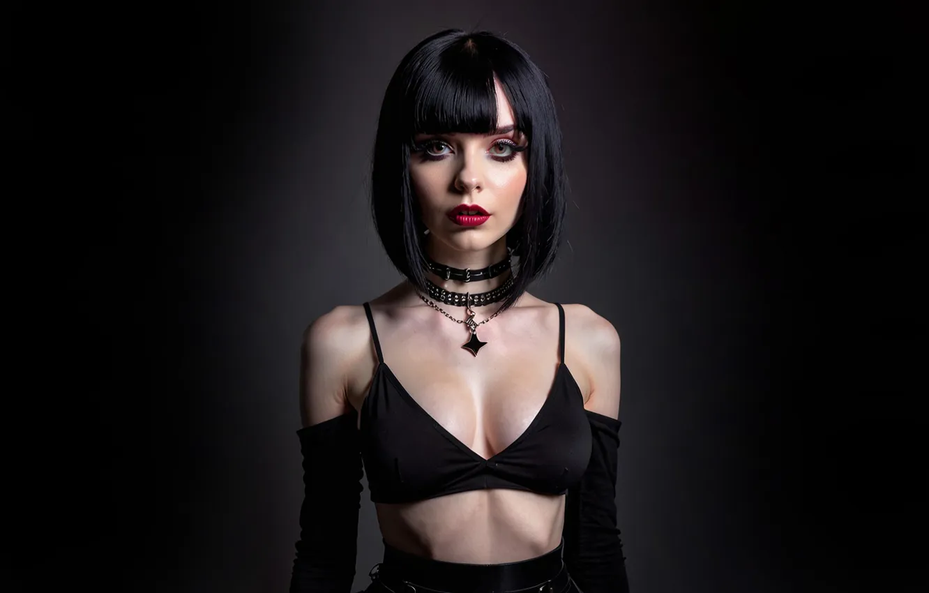 Photo wallpaper girl, style, Kare