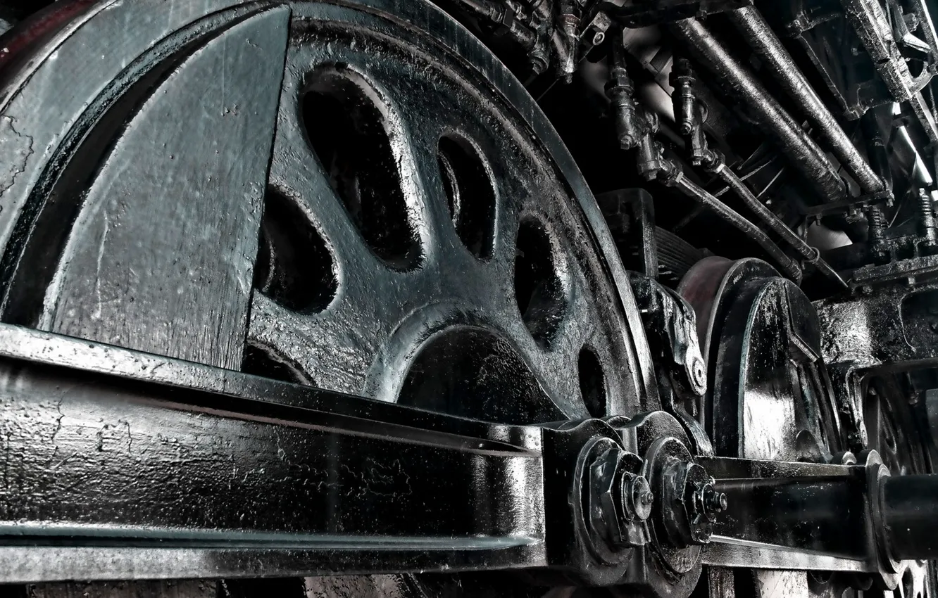 Photo wallpaper macro, background, Wheels of Progress