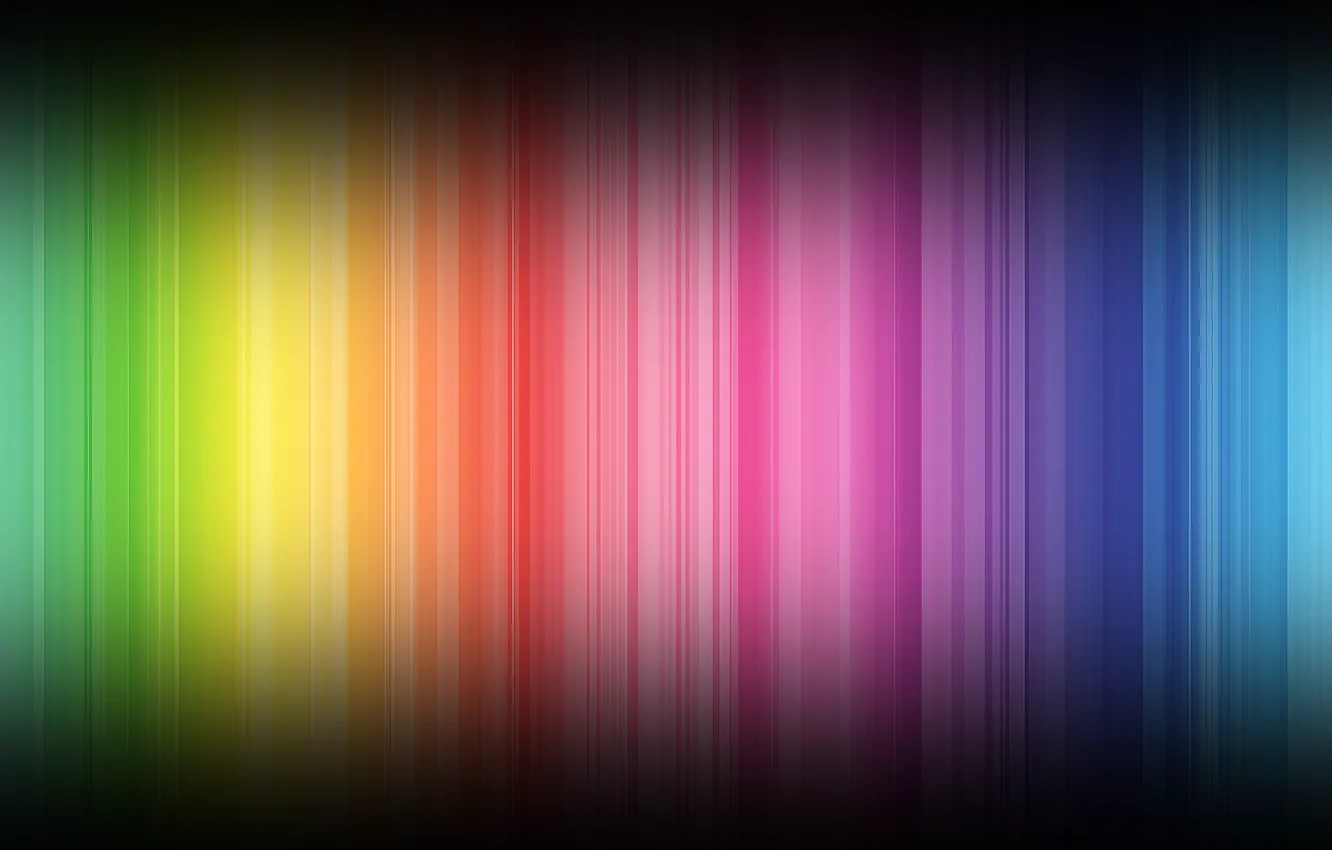 Photo wallpaper strip, rainbow, Colourful, color