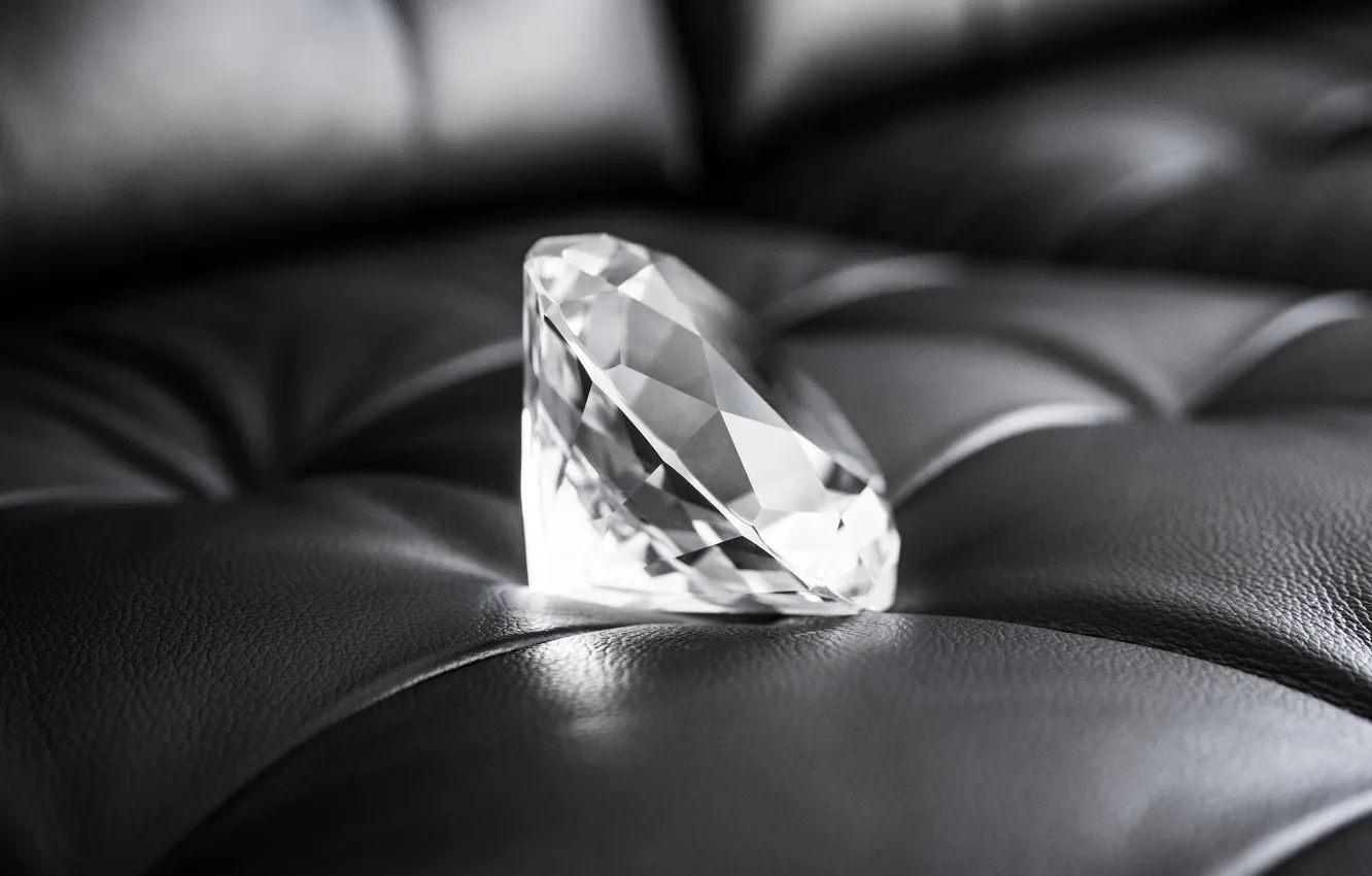 Photo wallpaper diamond, sofa, Fake