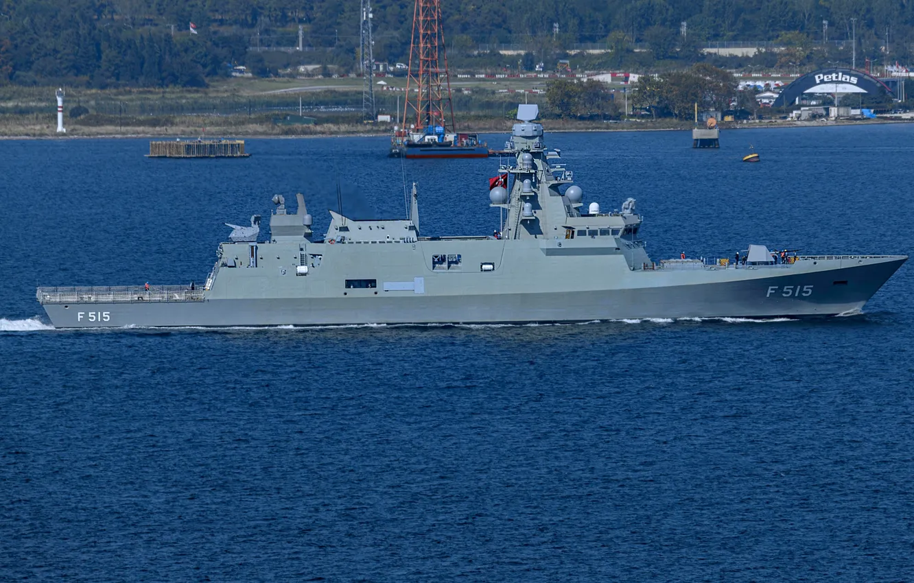 Photo wallpaper Turkey, frigate, TCG Istanbul