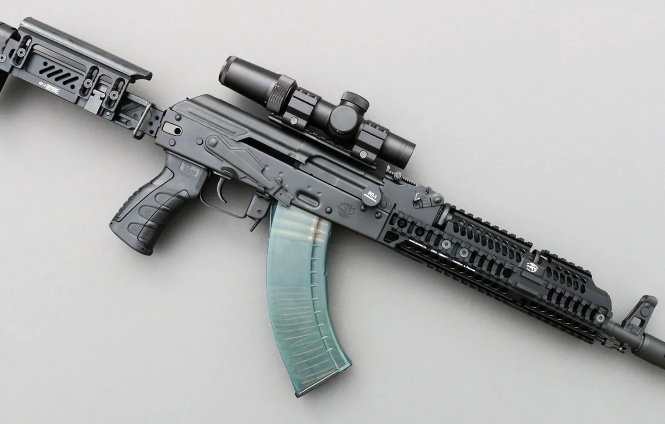 Photo wallpaper weapons, tuning, machine, weapon, custom, custom, Kalashnikov, AKM