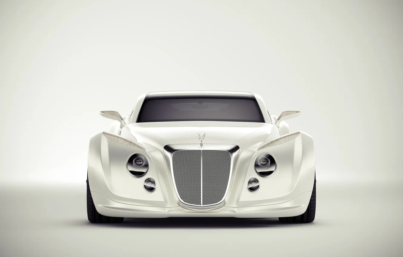Photo wallpaper machine, auto, white, background, Bentley, art, Suite, Andreas Ezelius