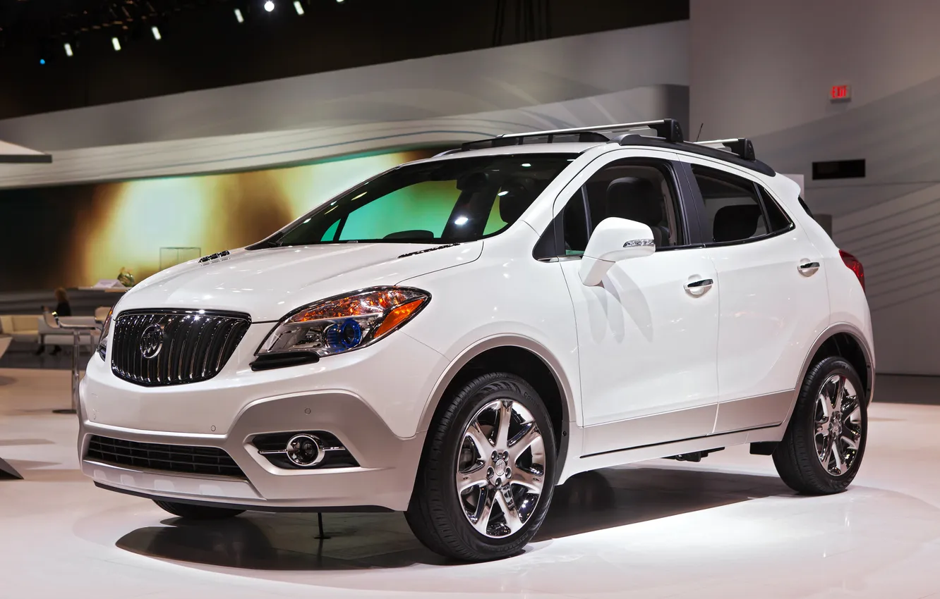 Photo wallpaper car, general, detroit, illinois, buick, display, enclave, autoshow