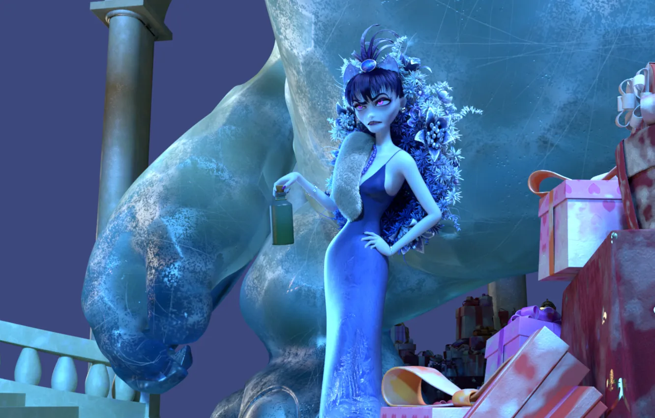 Photo wallpaper gift, cartoon, monster, adventure, the witch, The 7th dwarf, The 7th dwarf