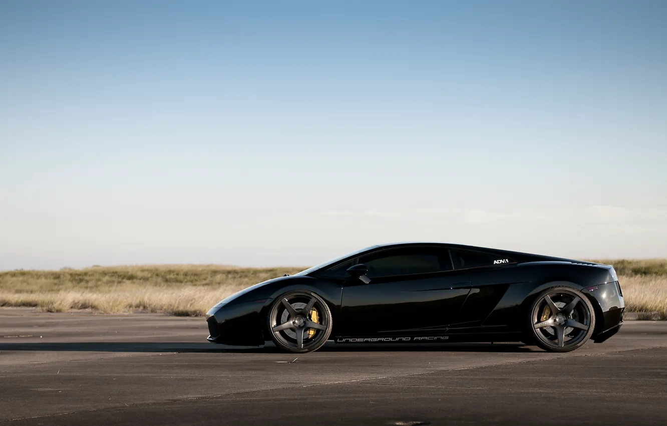 Photo wallpaper the sky, tuning, lamborghini gallardo