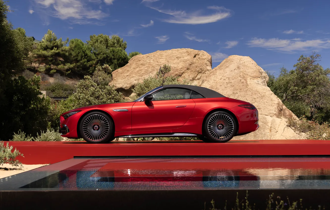 Photo wallpaper Roadster, Mercedes, Roadster, Maybach, Mercedes, luxury, Maybach, Sportcar