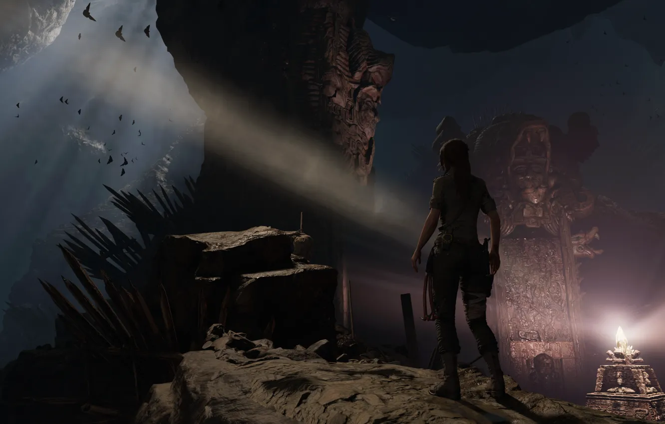 Photo wallpaper girl, Tomb Raider, Lara Croft, Lara Croft, Tomb raider, Screenshot, Adventure Game, Shadow of the …