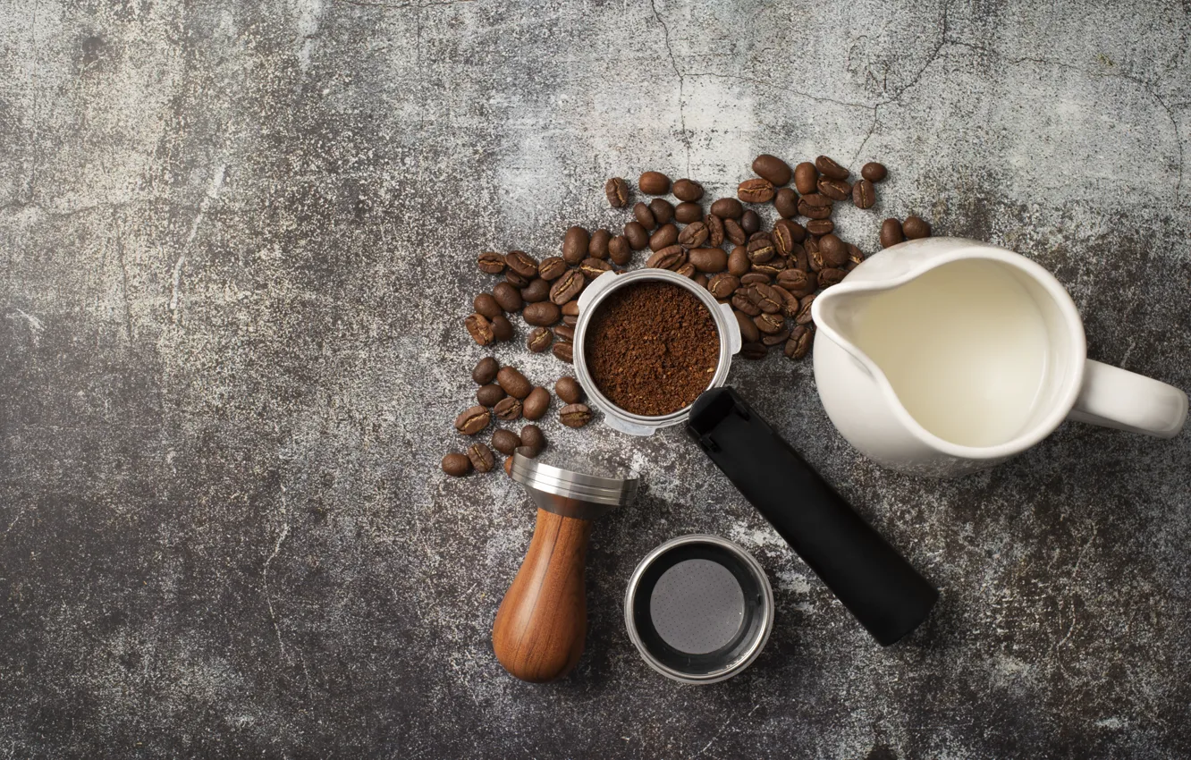 Photo wallpaper coffee, tools, making, used, process