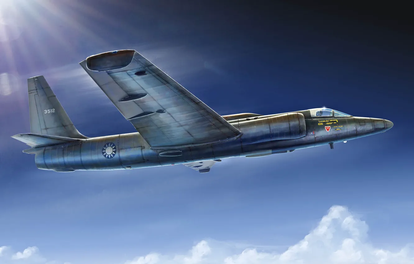 Photo wallpaper Taiwan, Lockheed U-2, spy plane, Li Lao, U-2C Dragon Lady