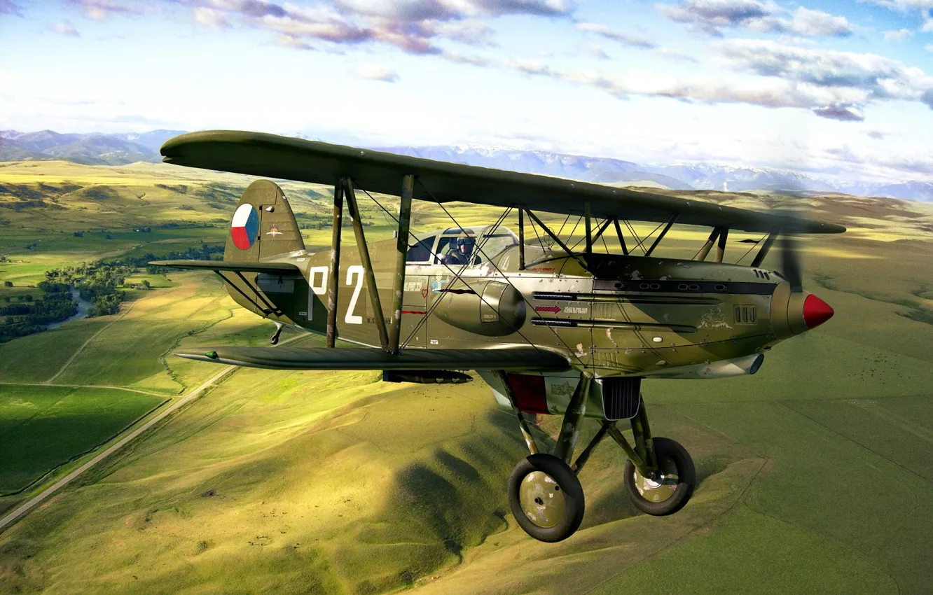 Photo wallpaper B-534, avia