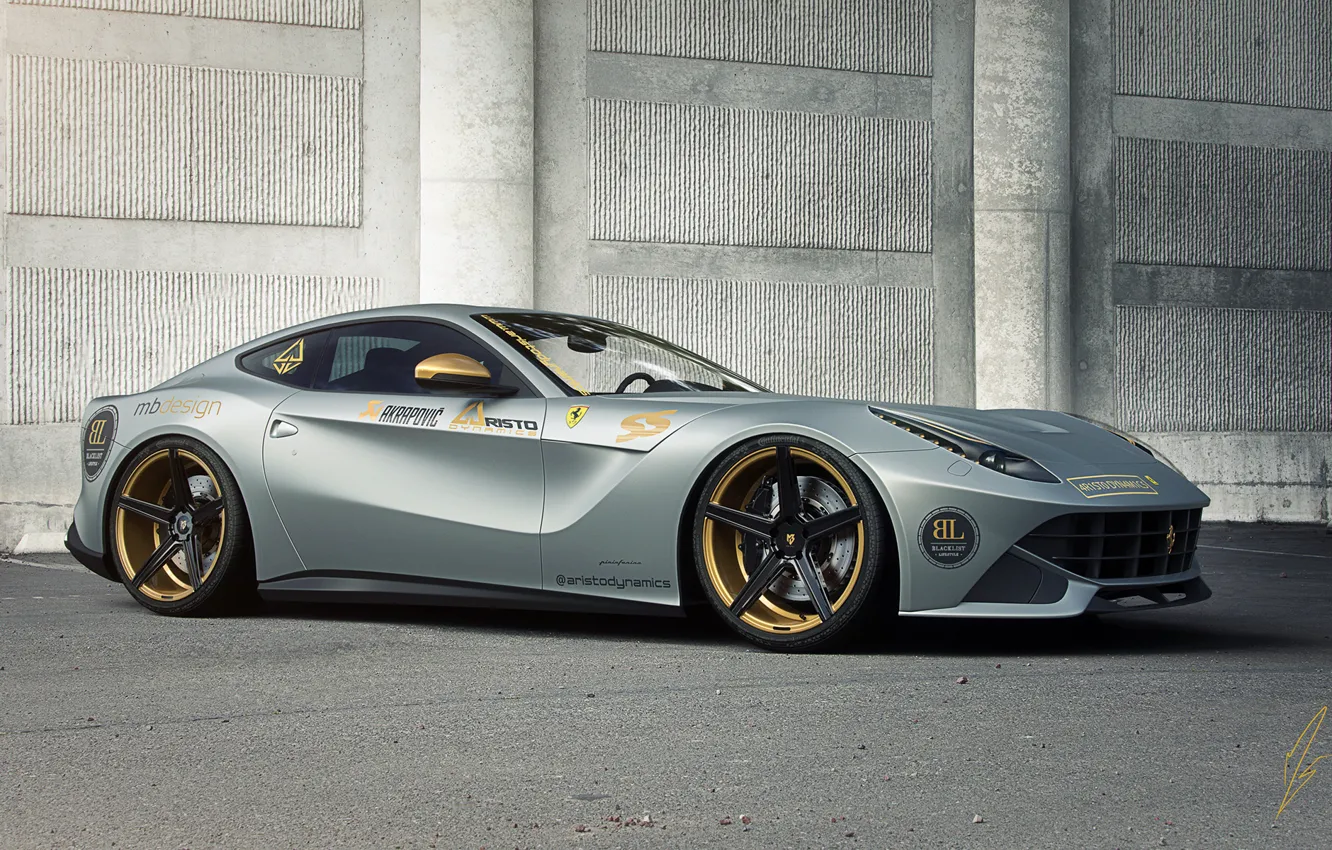 Photo wallpaper Ferrari, Front, Tuning, Dynamics, Supercar, Berlinetta, F12, Aristo