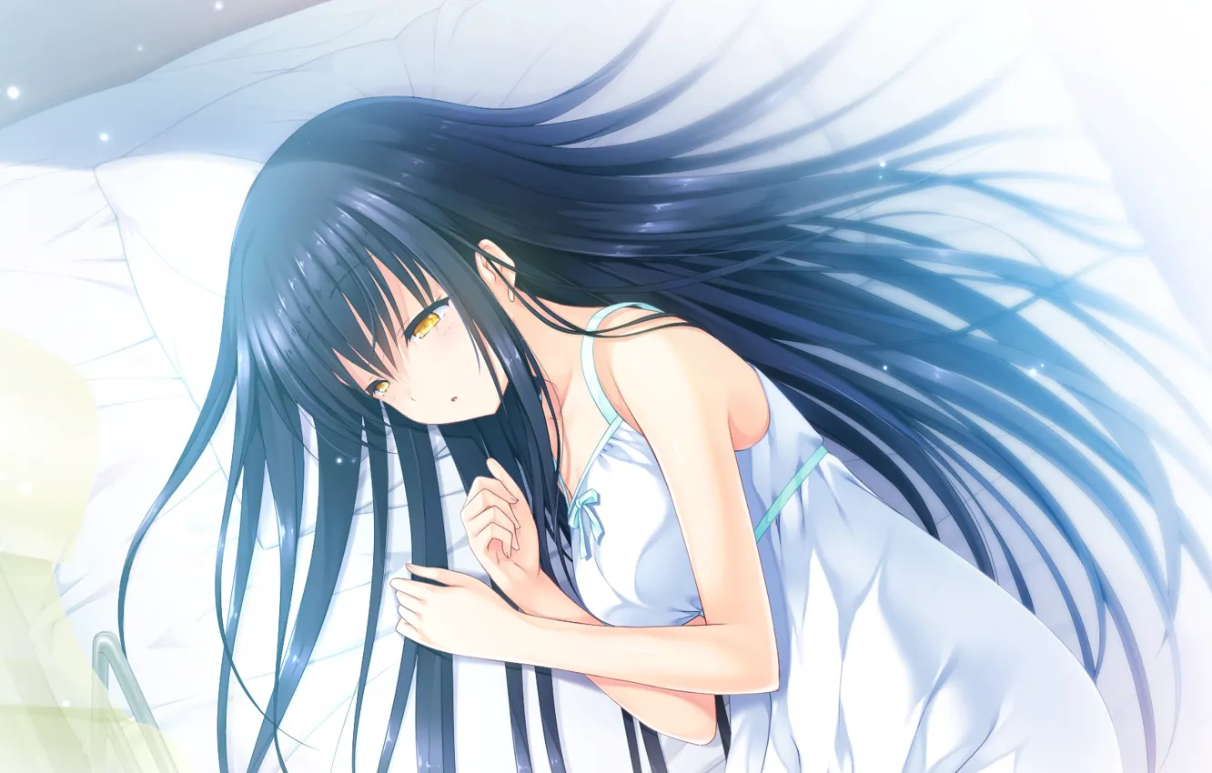 Photo wallpaper girl, lies, Summer Pockets