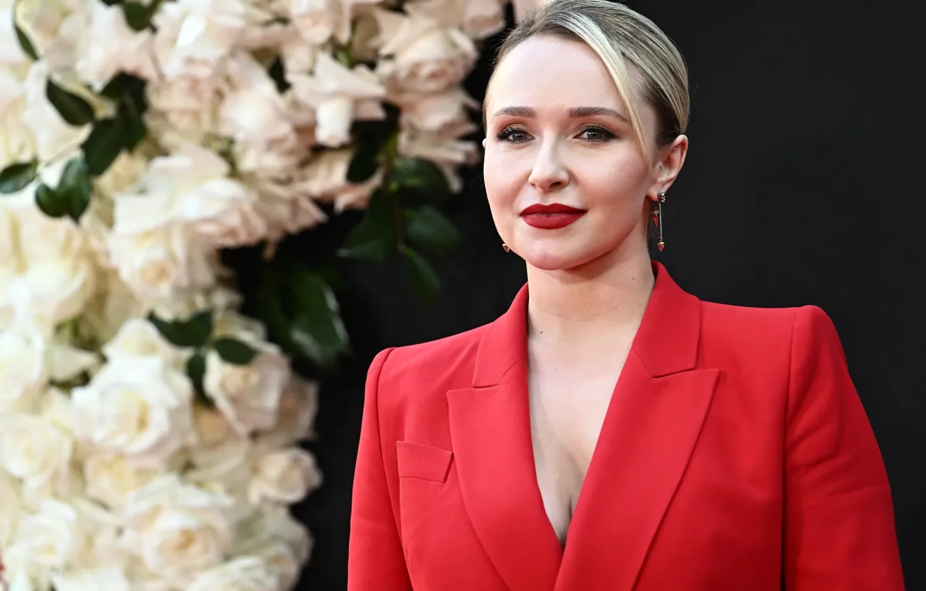 Photo wallpaper look, flowers, makeup, actress, Hayden Panettiere, singer, Hayden Panettier