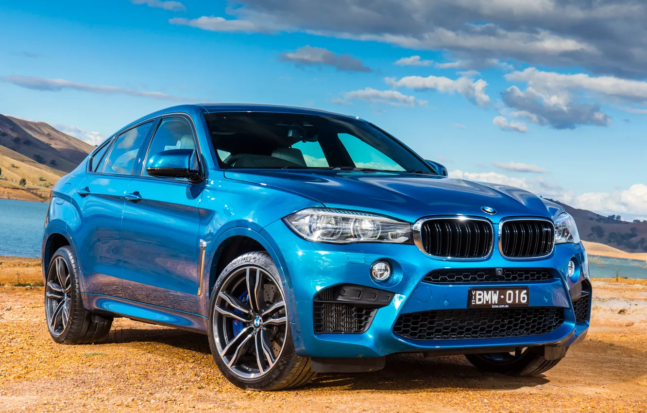 Photo wallpaper BMW, BMW, F16, AU-spec, 2015, X6 M