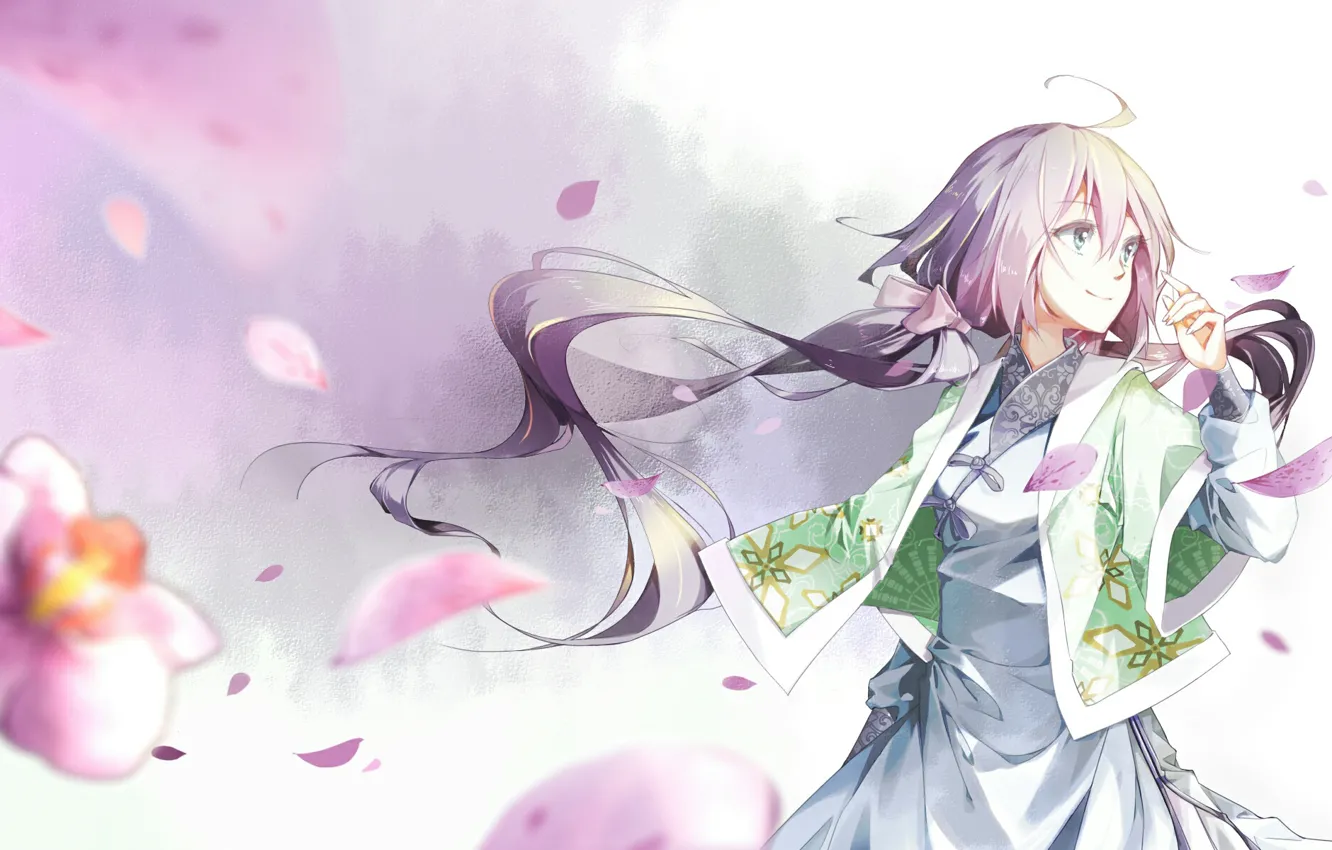 Photo wallpaper background, anime, art, girl