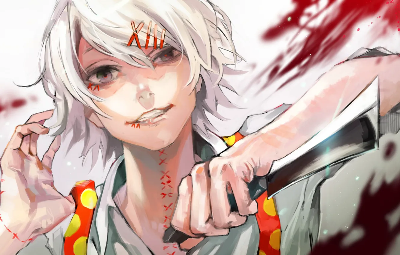 Photo wallpaper smile, guy, Tokyo Ghoul, Tokyo Ghoul