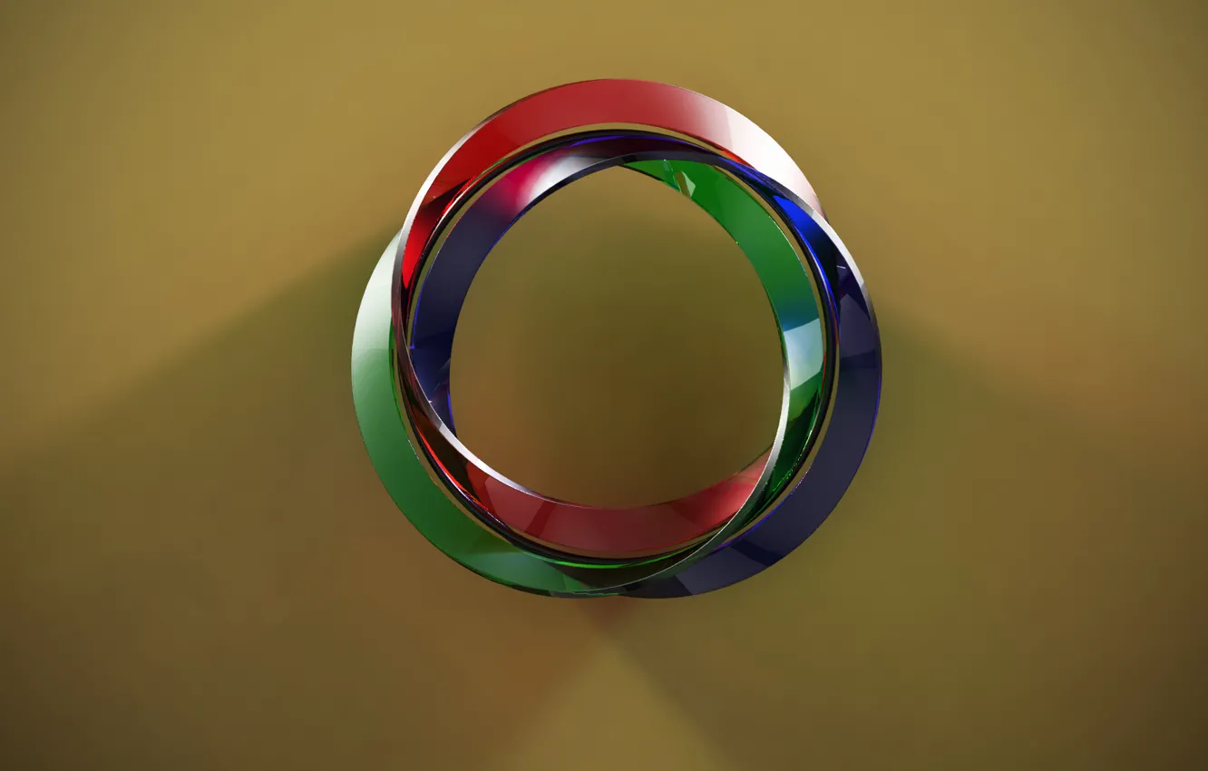 Photo wallpaper logo, ring, 3d max, Vray, anderdobe