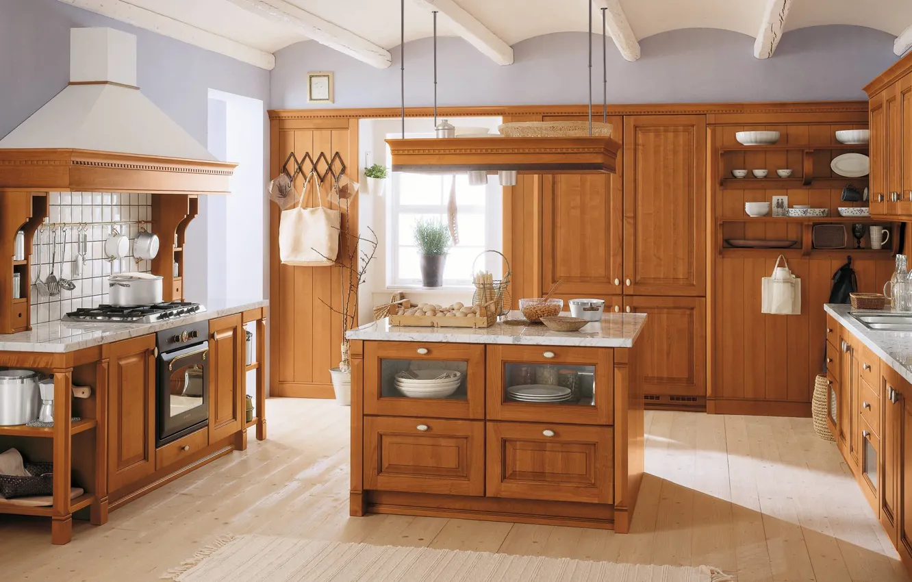 Photo wallpaper design, style, furniture, technique, kitchen, interior, kitchen, household